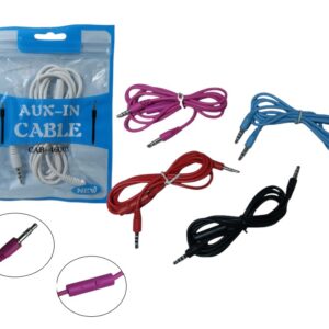 CAB-46006 CABLE AUXILIAR C/ MANOS LIBRES COLORES