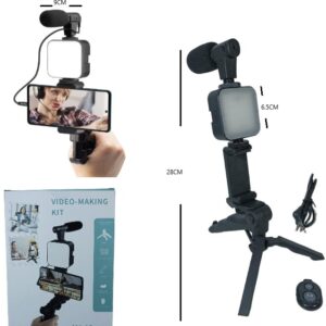 SLF-51007 TRIPODE C/LUZLED Y MICROFONO OE