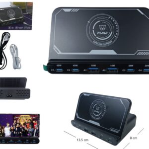 CARGADOR INALAMBRICO CARGA RAPIDA 160W