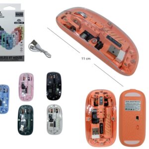 MOUSE INALAMBRICO TRANSPARENTE oe