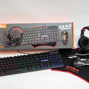 COMBO GAMER - TECLADO RGB MOUSE AURICULAR y PAD -oe