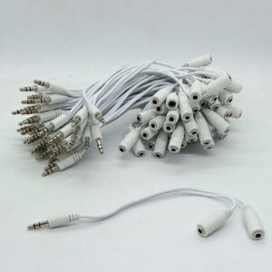 CABLE EXTENSION AUDIO 3.5 MACHO A 2 HEMBRAS -oe