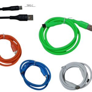 CABLE TIPO C COLORES 2A.