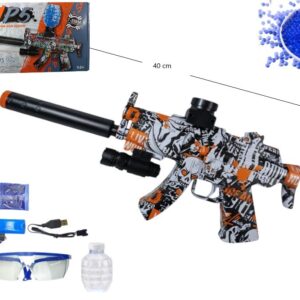 AMETRALLADORA MP5 CON LASER, HIDROGEL