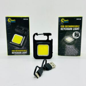 LINTERNA LLAVERO RECARGABLE USB + IMAN OE