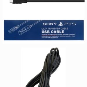 CABLE C/FILTRO CARGA PS5 SONY 1.80 mts sj