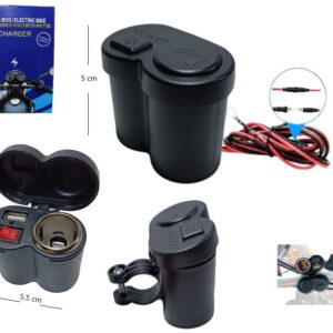 CARGADOR PARA MOTO ENCENDEDOR C/USB 12V AV2722
