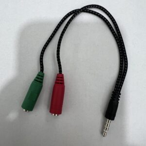 cable adaptador de audio 3.5 a 2rca hembra