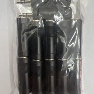 Adaptador plug 3.5mm estÃ©reo/6.35mm. 12/u