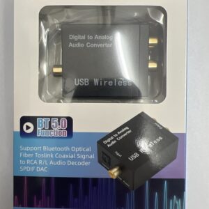 Conversor Optico/ rca. C/Bluetoothl