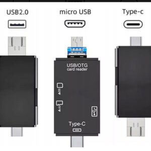 Lector adaptador SD Tf pendrivd usb tipo c