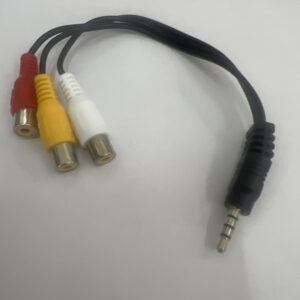 Adaptador 3.5mm a 3rca hembra