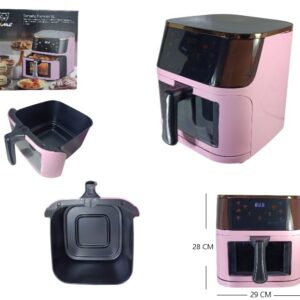 FREIDORA DE AIRE 10LTS 1400W ROSA