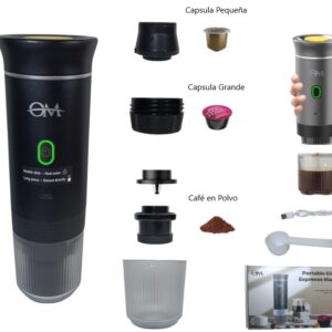 CAFETERA EXPRESSO PORTATIL 3 EN 1