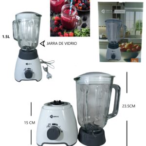 LICUADORA ORYX 1.5L JARRA DE VIDRIO