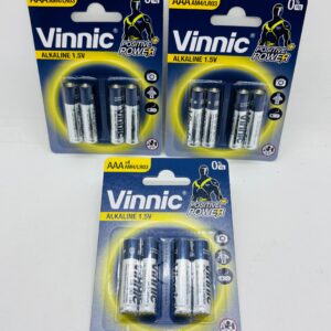 PILA AAA ALCALINA VINNIC BLISTER X4 oe