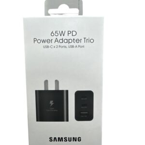 Adaptador samsung 65w turbo power, tc mas usb