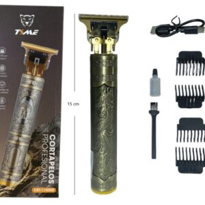 CORTA PELO RECARGABLE DORADO J8/J9 ( METAL)