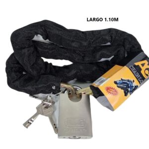 CADENA LINGA CON CANDADO PARA MOTO /BICI BN1196