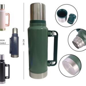 TERMO DE ACERO CON MANIJA 1200 L