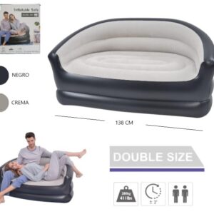 SOFA DOBLE INFLABLE FAMILIAR