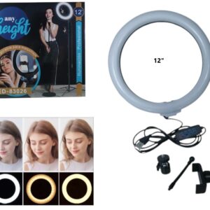 LED-83078 ARO SELFIE 12P FRIA, CALIDO Y N