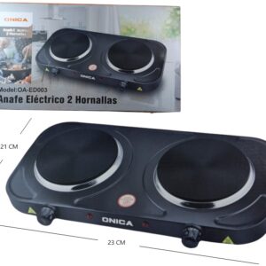 ANAFE ELECTRICO 2 HORNALLAS ONICA