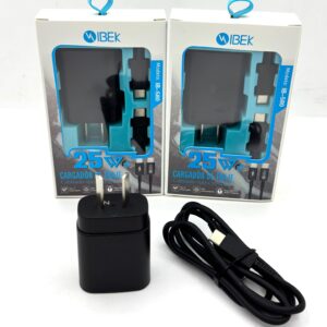 CARGADOR PD 25W CON CABLE C A C IBEK oe