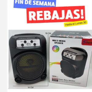 (PAR1483) PARLANTE 4" BT + RGB + SOPORTE CELULAR oe