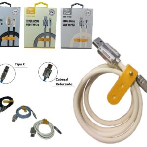 CAB-41011 CABLE TIPO C PUNTA DE METAL (super precio)