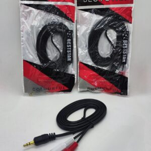 CABLE 2 a 1 RCA a PLUG bolsa oe