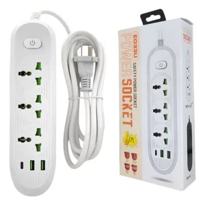 ZAPATILLA 3 ENCHFUE Y 2 ENTRADA USB 1 TC le