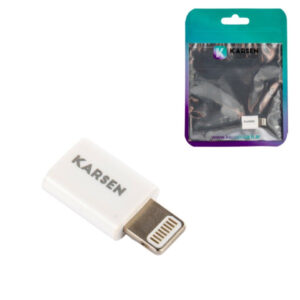Adaptador karsen micro usb a iphone