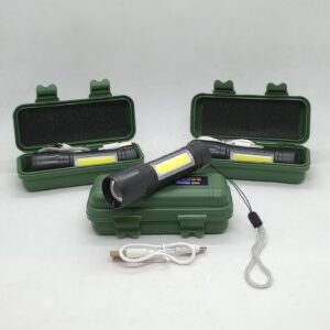 LIN6571) LINTERNA RECARGABLE PLASTICO S/CLIP oe