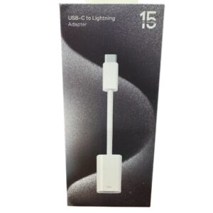 Adaptador usb c to lighting ,iphone