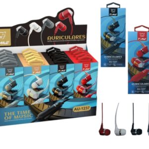 AU-11021 AURICULAR M/LIBRES TIME C/ EXHIBIDOR