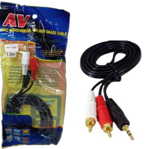 CAB-46011 CABLE 2RCA A 1PLUG 1.5M C1026