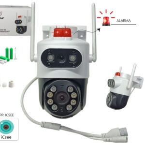 CAMARA DOBLE CON ALARMA ICSEE
