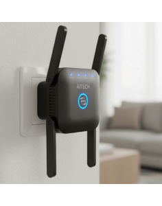 Router Repetidor Aitech Wifi AI-41 Inalámbrico ce