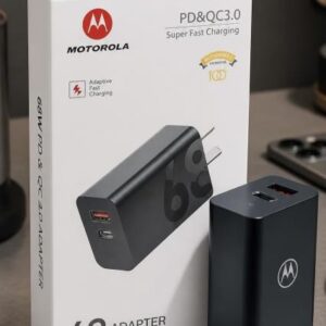 Adaptador motorola 68w turbo power tc mas usb