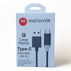 Cable motorola type c , carga rapido , 1metro