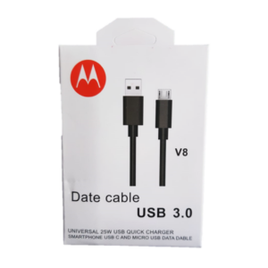 Cable motorola v8 , carga rapido , 1metro