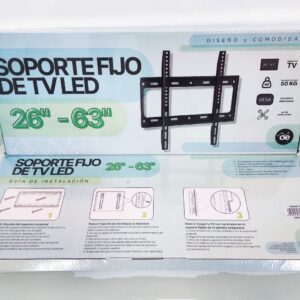 (SFIJOG) SOPORTE TV FIJO GRANDE 26"- 63"