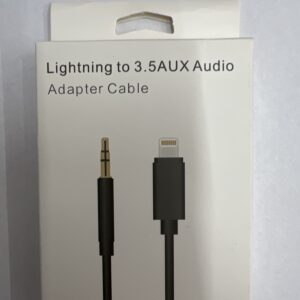 Cable Lightning/3.5mm. En cajas