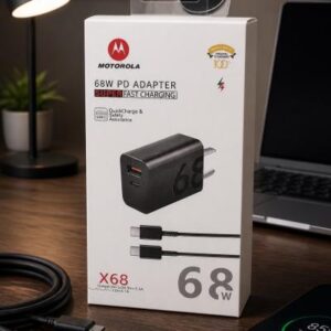 cargador motorola 68w , con cable c a c , turbo po