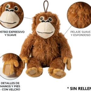 PELUCHE MONITO PUNCH SIN RELLENO(CON CIERRE)