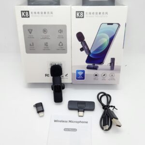 MICROFONO K8 CORBATERO INALAM TIPO C+IPHONE - oe