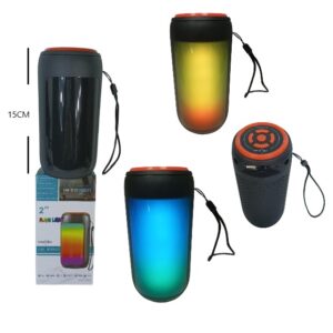 PARLANTE BT-FM C/LUZ RGB