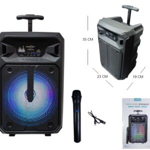 PARLANTE CARRITO 8PLG BT-FM