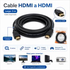 (BLT-109) HDMI 3M ENGOMADO oe